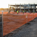 Premium Medium Duty Plastic Mesh Barrier Fencing - Flexible 50M x 1M Roll in Orange for Enhanced Visibility