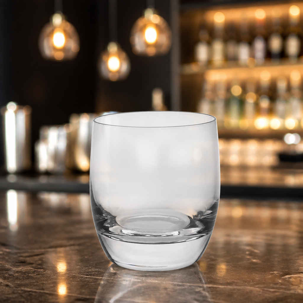 280ml Commercial Crystal Rocks Tumblers - Set of 6