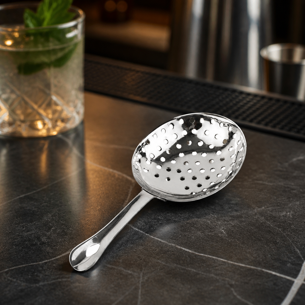 Commercial Stainless Steel Julep Strainer for Cocktails
