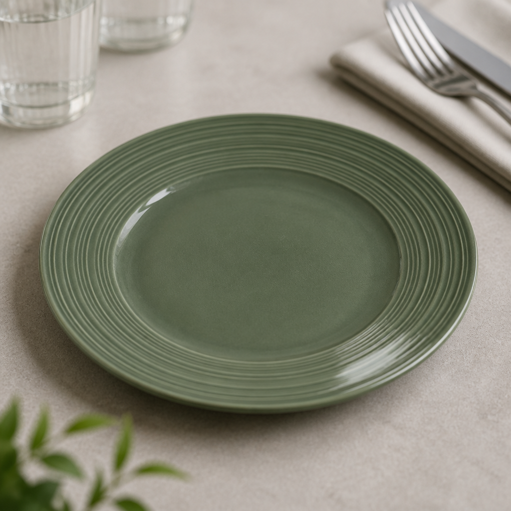 Commercial Coupe Plates 202.5mm Pack of 12 Durable Porcelain