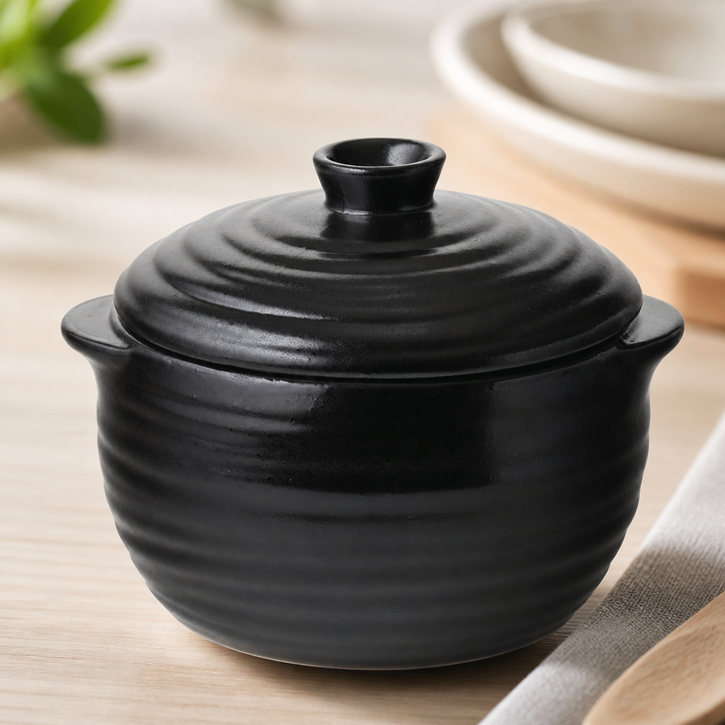 Commercial Lidded Casserole Dishes 0.65Ltr 6 Pack