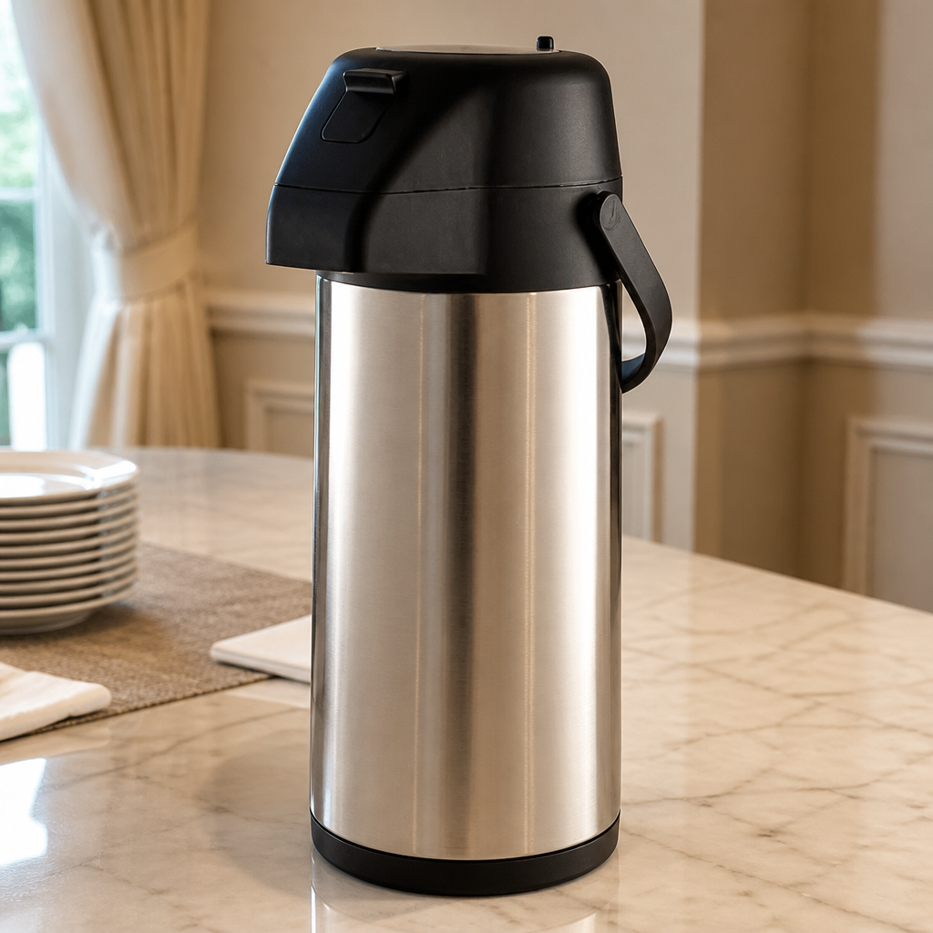 Commercial Pump Action Airpot 3L for hot and cold drinks