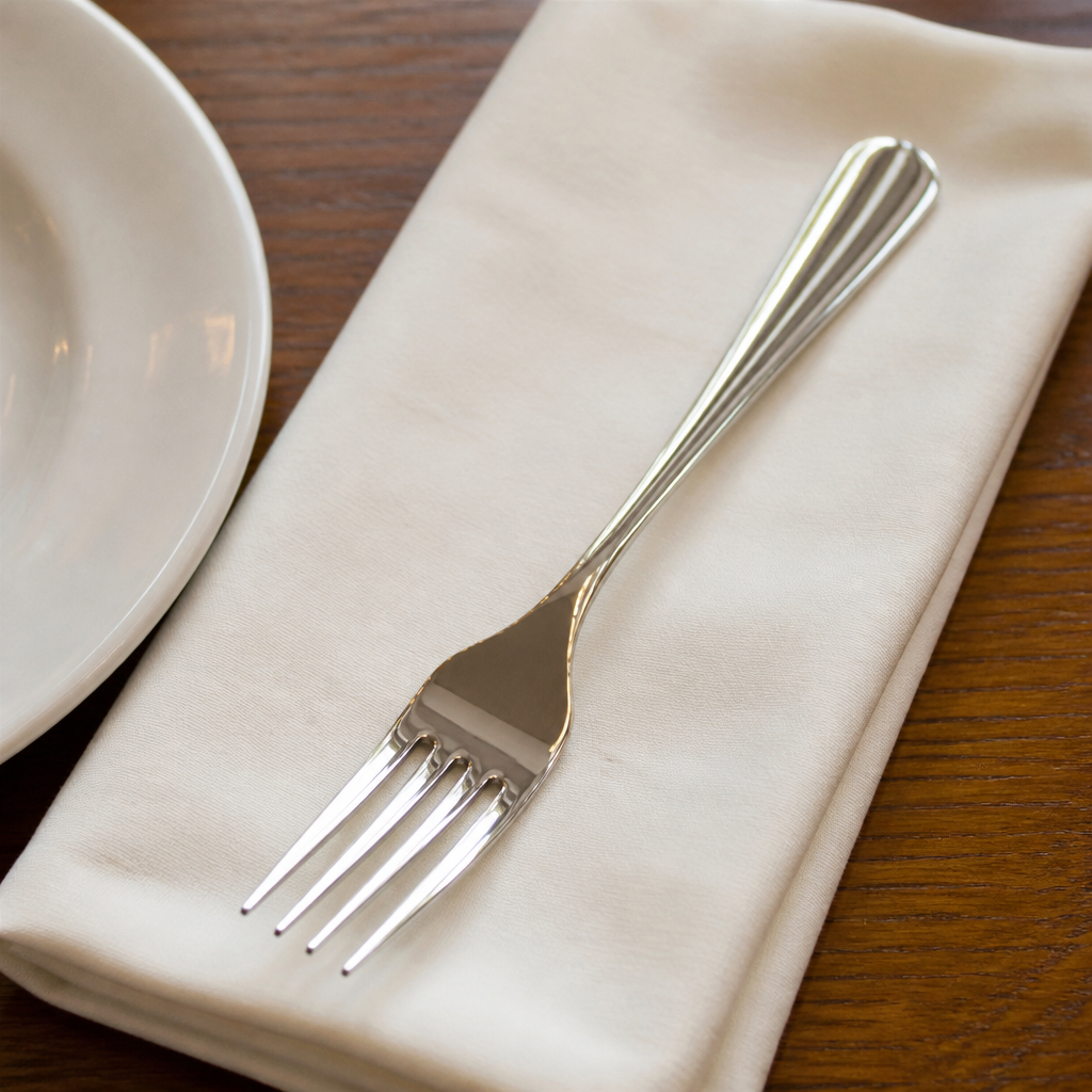 Commercial Stainless Steel Dessert Forks 12 Pack 176mm
