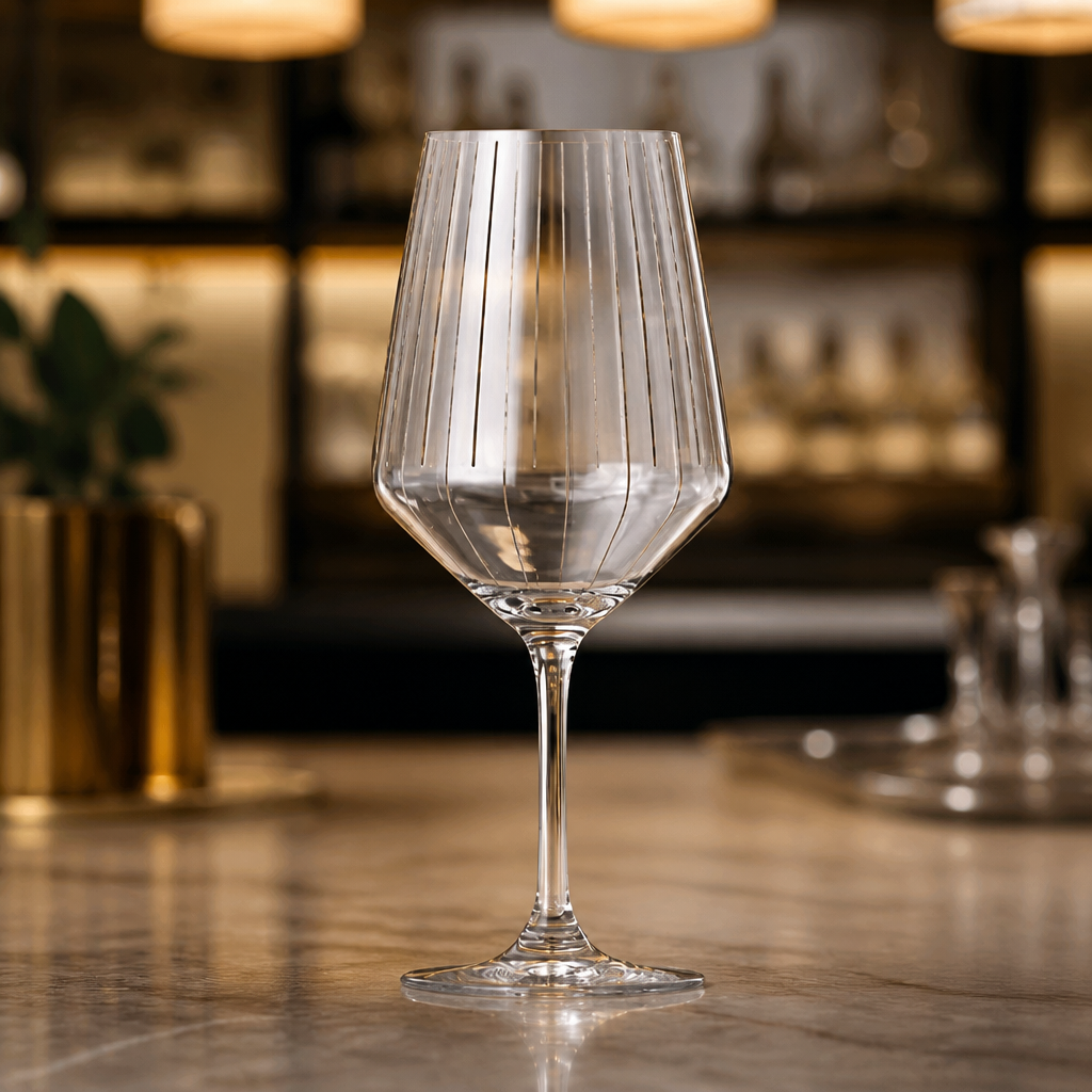 Commercial Wine Glasses 520ml Clear Glass 6 Pack