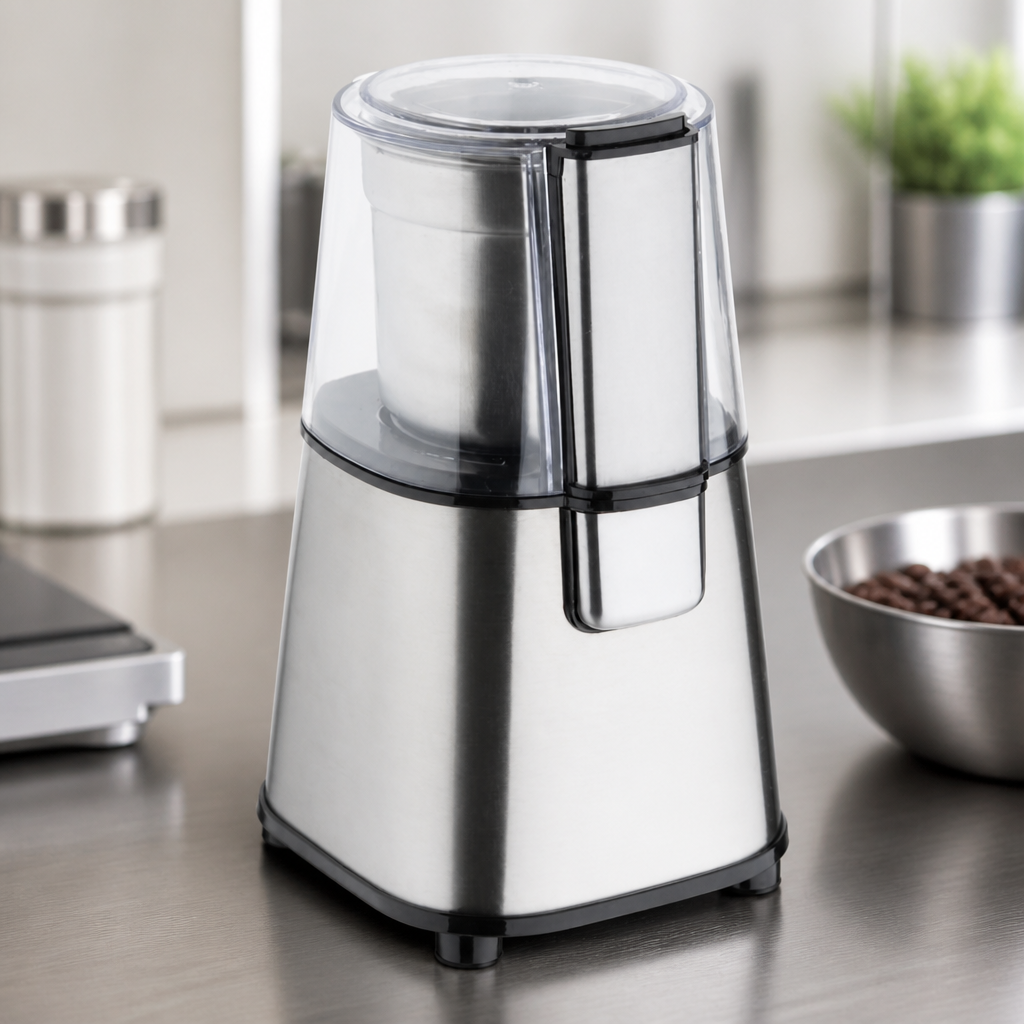 Commercial Spice Grinder 60g Capacity Electric Stainless Steel