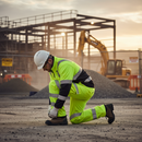 Premium High Visibility Combat Trouser with Teflon Coating, Durable Twill Fabric, and Reflective Piping for Enhanced Safety