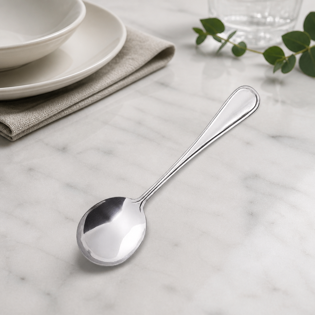 Commercial Soup Spoons 12 Pack 179mm Stainless Steel