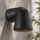 Outdoor Wall Light 156mm Height Aluminium Class 1 Earthed Fitting