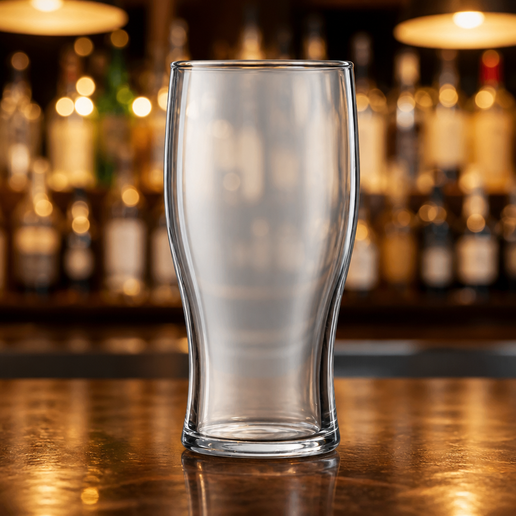 24 pack of durable 570ml commercial pint glasses