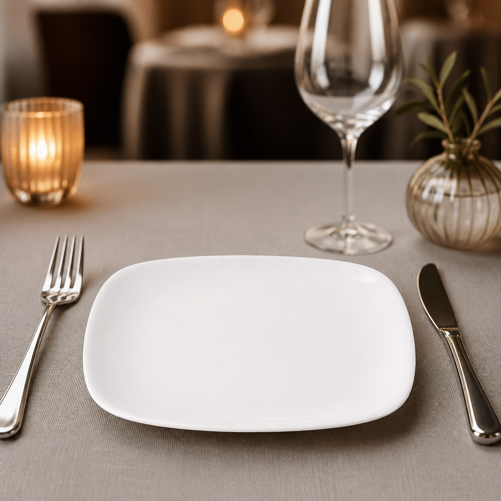 Commercial Oblong Plates 126 x 154mm 12 Pack