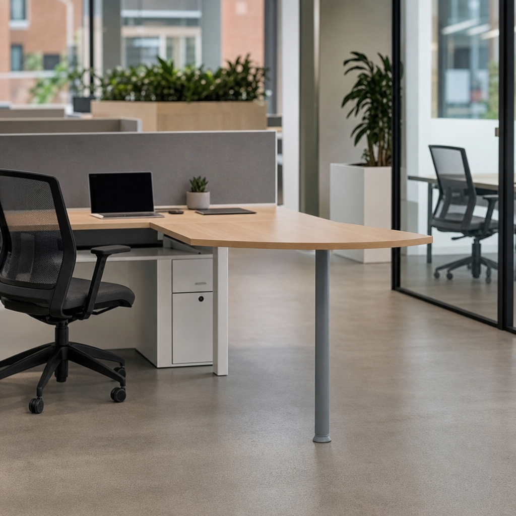 90° Extension Table for Office Desks