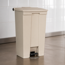 87L Commercial Beige Step-On Pedal Bin for Catering Kitchens