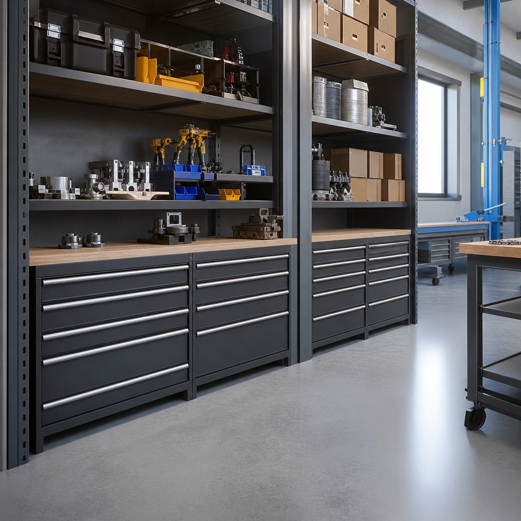 900mm High Steel Multi-Drawer Tool Storage Cabinets