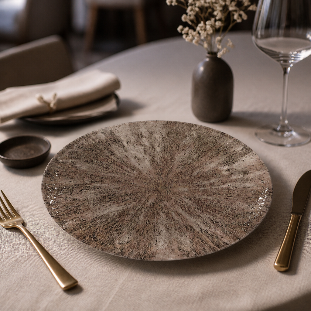 Commercial Stone Coupe Plates 260mm Dishwasher Safe 12 Pack