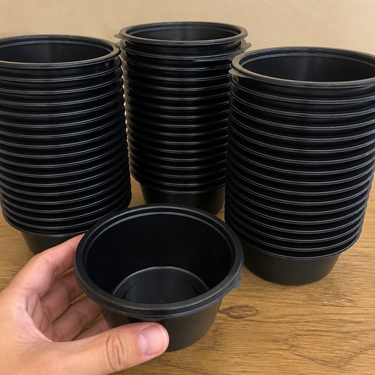 375ml Commercial Plastic Food Containers 500 Pack