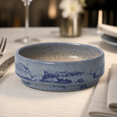 Commercial Round Stacking Trays 75mm 12 Pack Bluestone