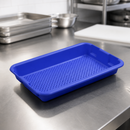 10Ltr Commercial Drainage Tray - Blue Colander for Food Storage