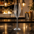 210ml Champagne Glasses - Clear Flute - 6 Pack for Events