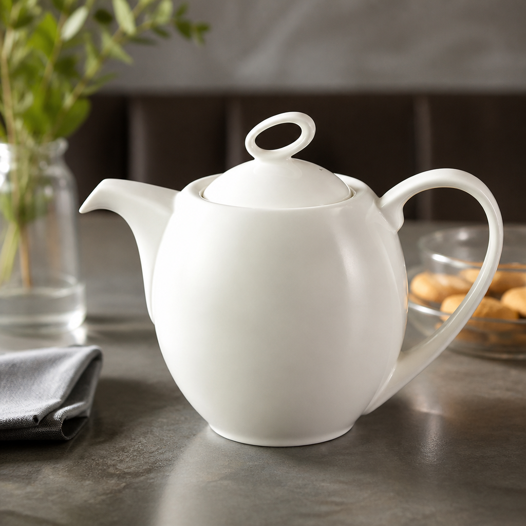 Commercial Coffee Pot 590ml Porcelain 6 Pack