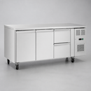 Commercial Counter Fridge 242Ltr with 2 Doors and 2 Drawers