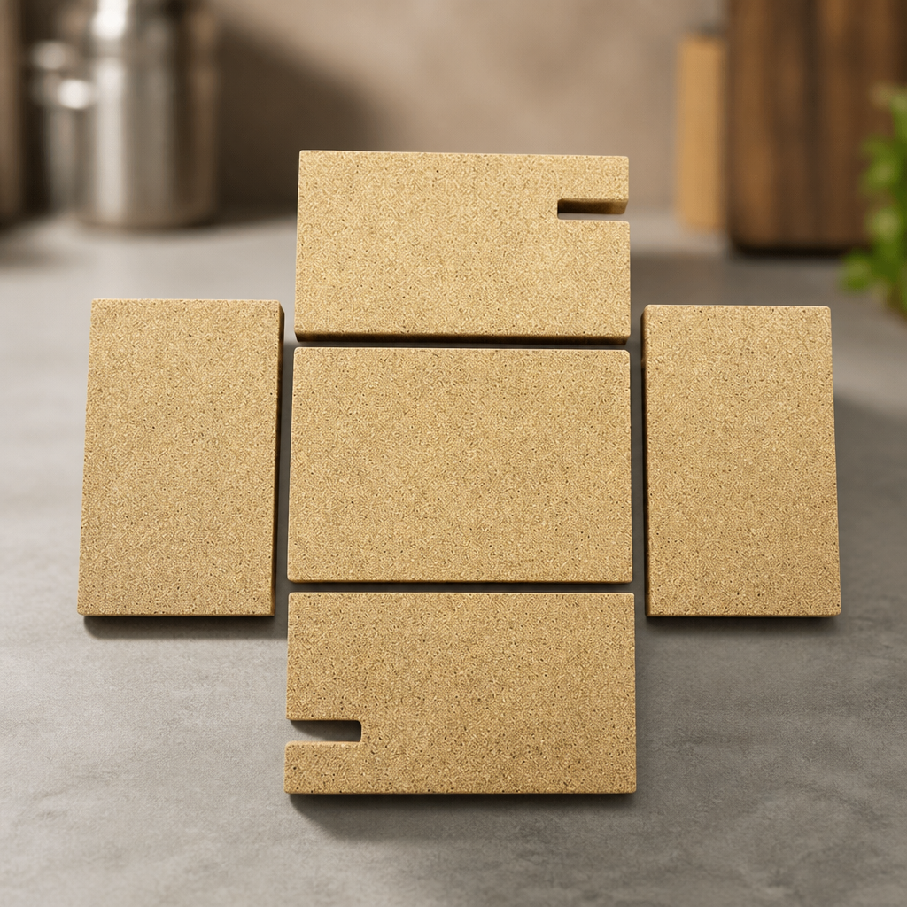 Commercial Konro Grill Replacement Tiles 30x374mm Beige