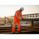 Premium High Visibility FR Arc Coverall with Reflective Tape and Multiple Pockets for Enhanced Safety and Comfort