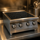 4 Zone Commercial Induction Hob 2 x 3kW Electric Cooktop
