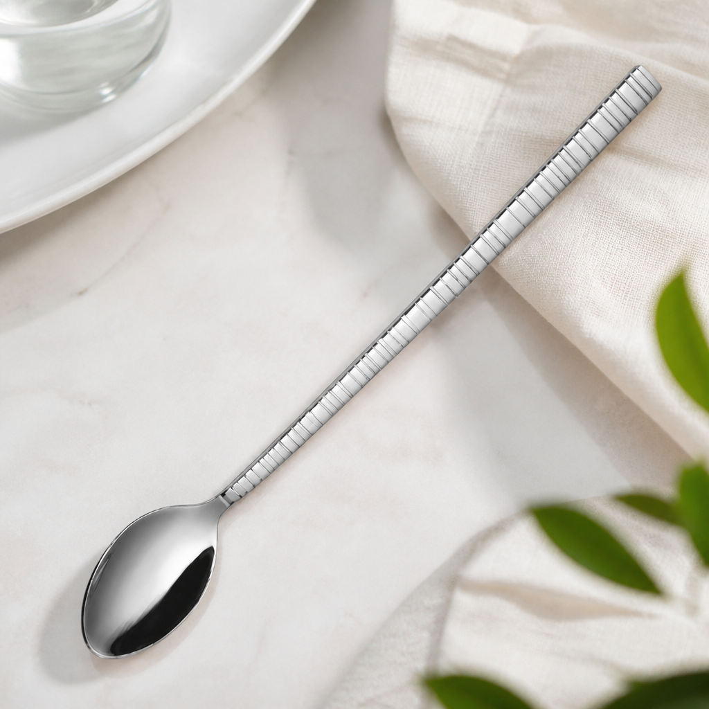 Bali Style Stainless Steel Drink Spoons 12 Pack