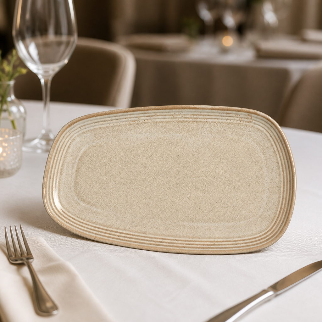 Commercial Coupe Platters 340mm Microwave Safe 12 Pack
