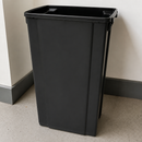 Commercial Slim Waste Bin 80Ltr Black Polypropylene