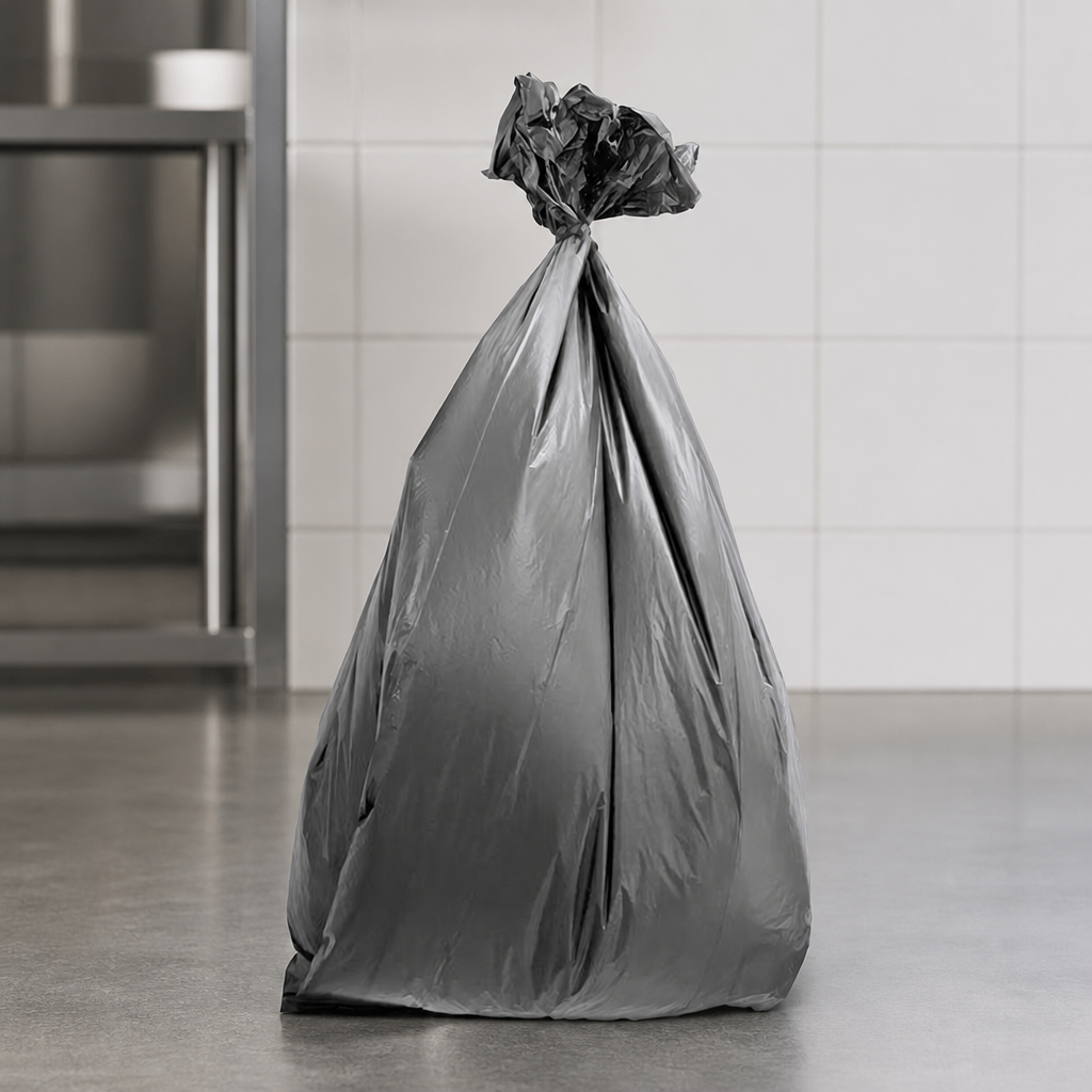 Heavy Duty Bin Bags 160Ltr Black 100 Pack for commercial use
