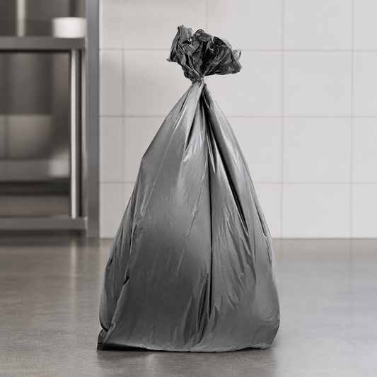 Heavy Duty Bin Bags 160Ltr Black 100 Pack Commercial Waste Bags