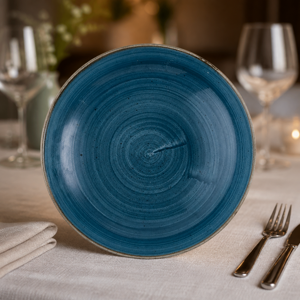 Commercial Coupe Bowls 247mm Java Blue 12 Pack