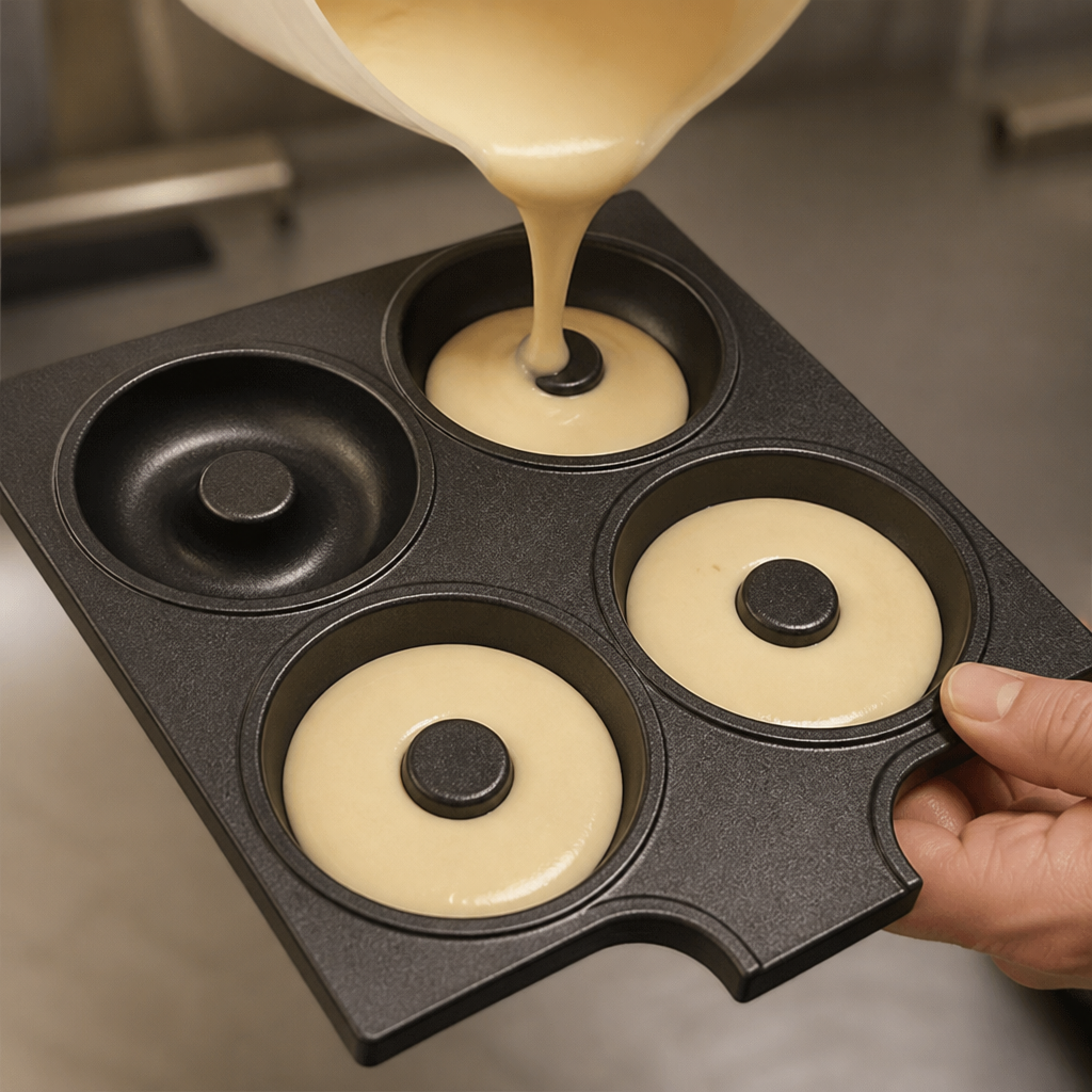Commercial 4 Donut Plate for Snack System
