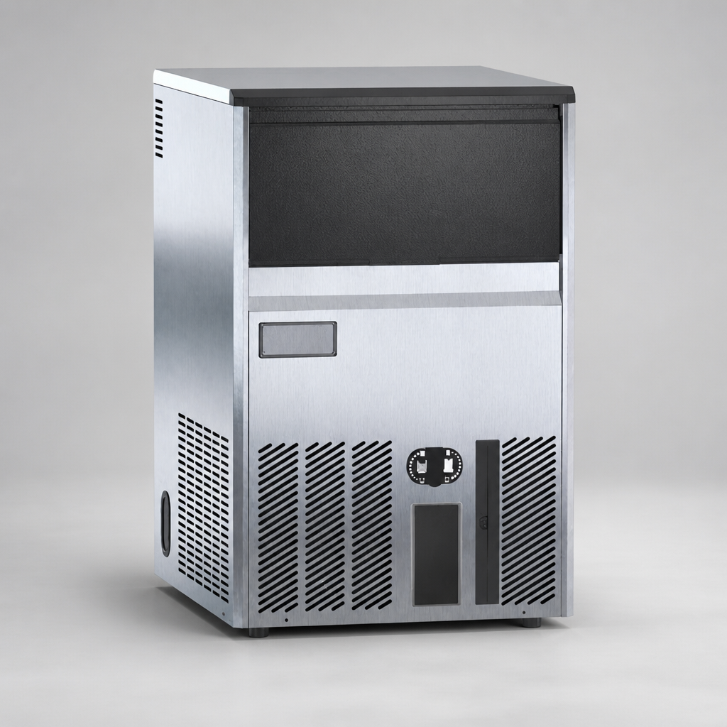 Commercial Bistro Cube Ice Machine 640mm High Capacity