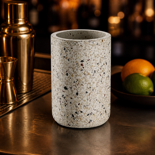 Terrazzo Concrete Champagne and Wine Bucket 125mm Diameter