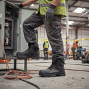 Premium Electrical Hazard Safety Boot with Protective Toecap and Waterproof Membrane for Comfort and Durability