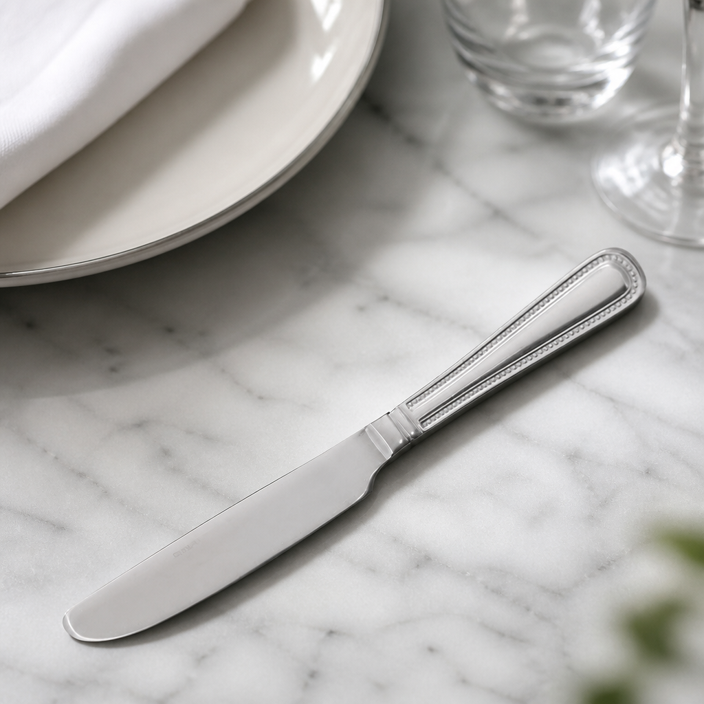 Commercial Table Knives Pack of 12 Solid Handle 225mm