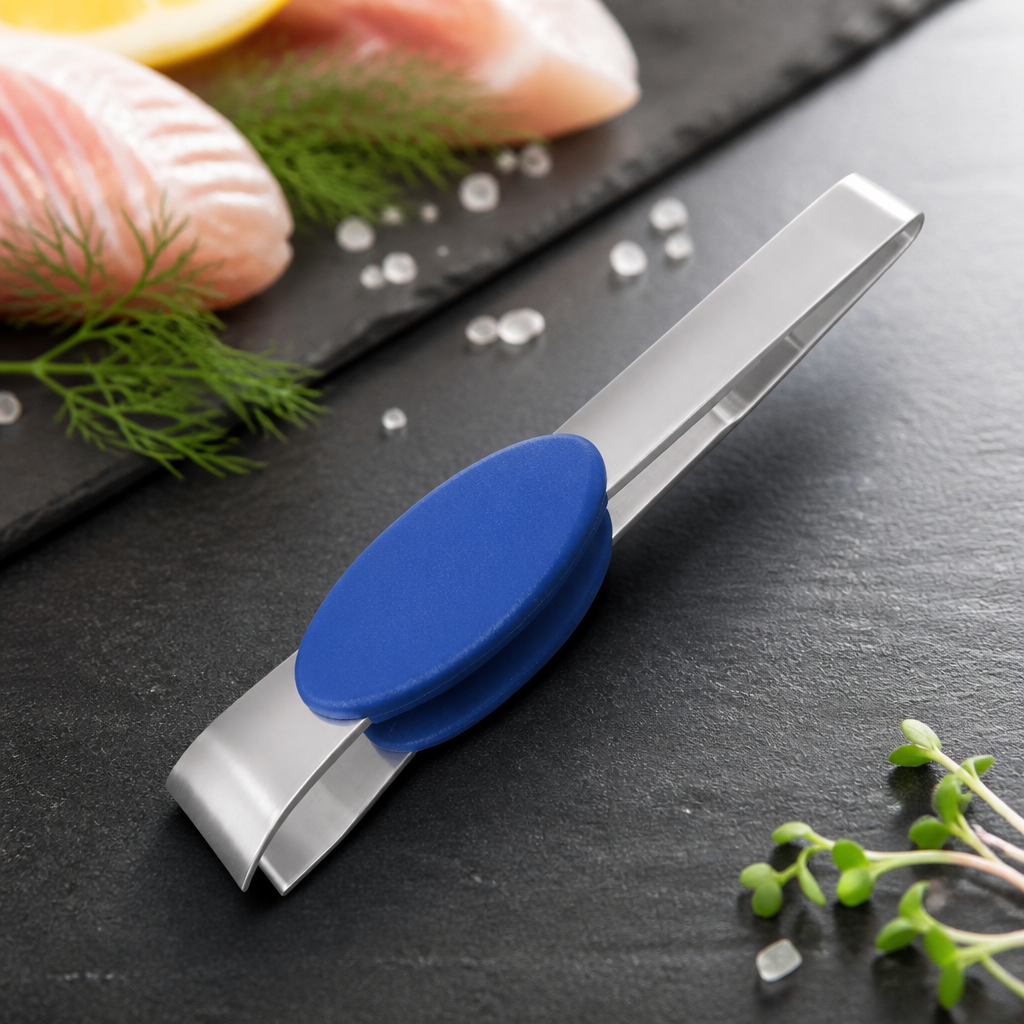 Commercial Stainless Steel Fish Bone Tweezers 12cm Length