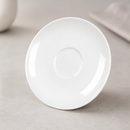 Commercial Fine China Tea Saucers 24 Pack Alchemy White