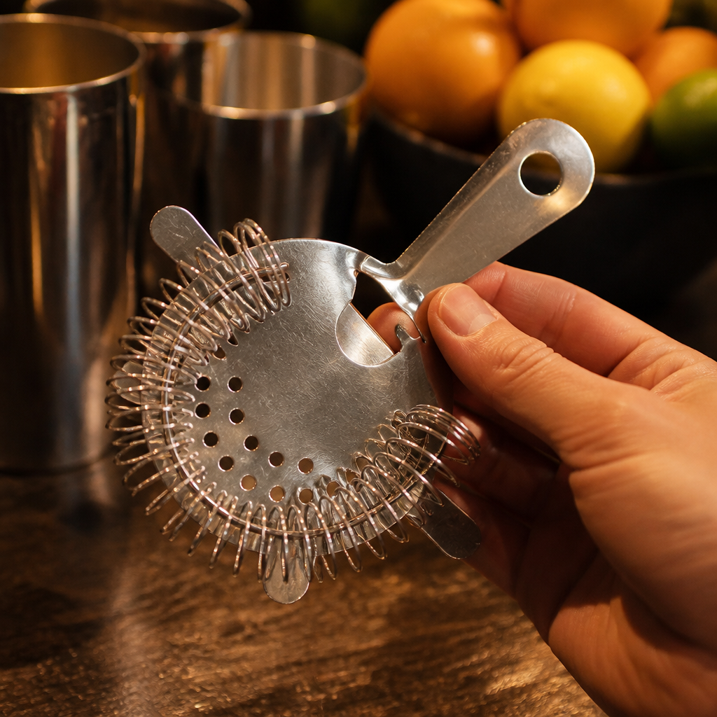 Commercial 4 Prong Stainless Steel Throwing Strainer