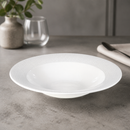 Commercial Rimmed Soup Bowl 249mm Deep Well White 12 Pack