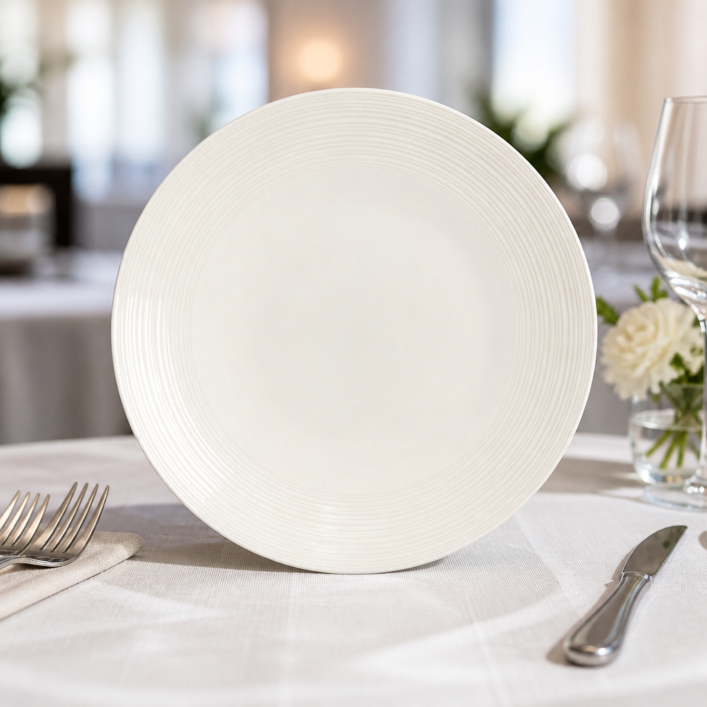 Commercial Coupe Plates 280mm - 12 Pack Porcelain Dinnerware