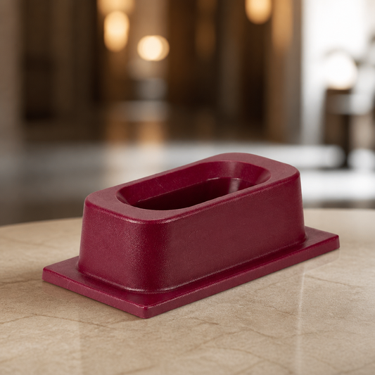 Commercial Cutlery Catcher Tray Trolley 165mm High Burgundy