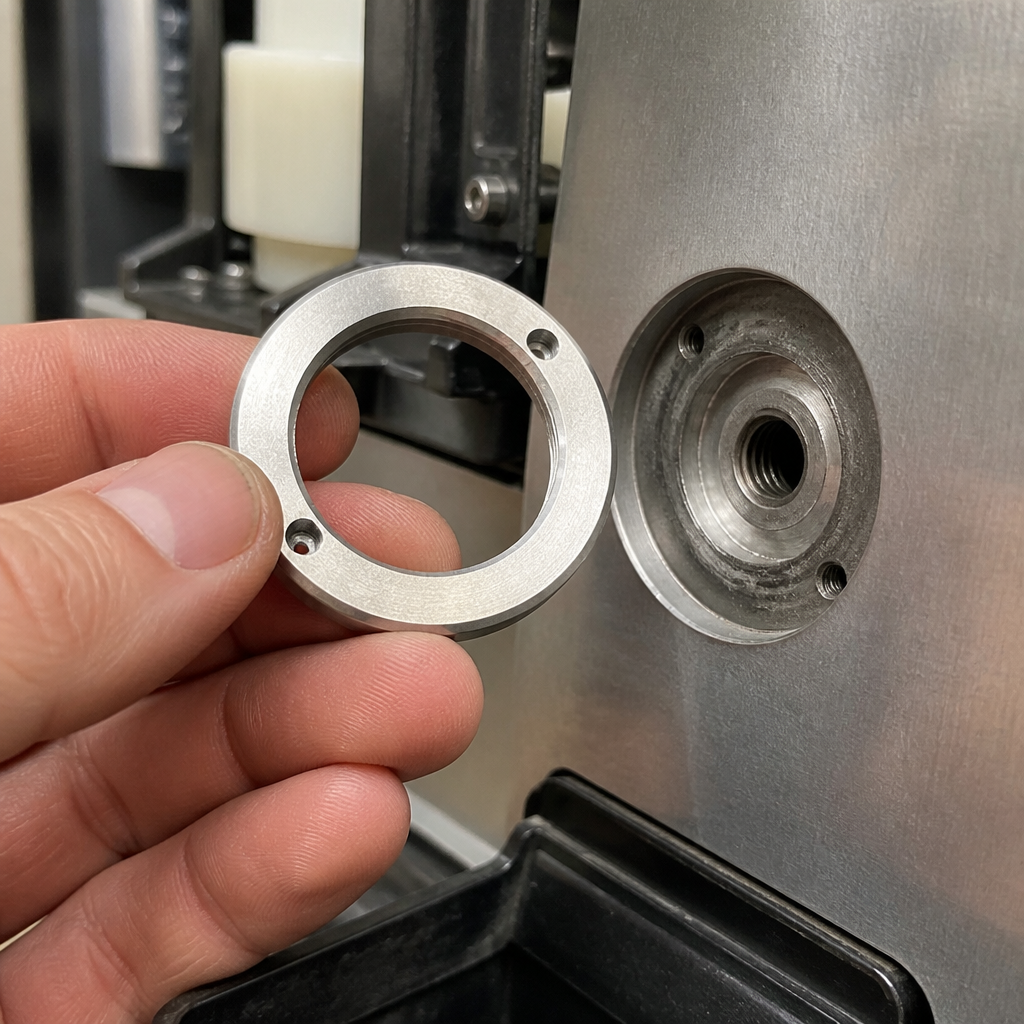 Commercial drink dispenser outlet screw replacement part
