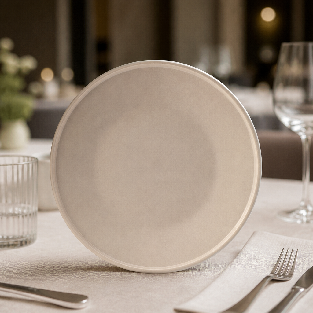 Commercial Stone Plates 250mm - 6 Pack Dining Crockery