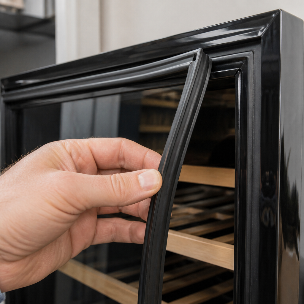 Commercial wine cooler door 500mm x 413mm plastic