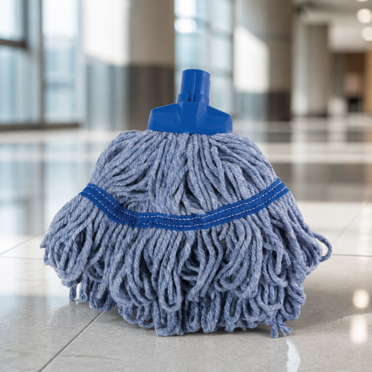 Mini Mop Head Blue Socket Compatible with Interchangeable Handle