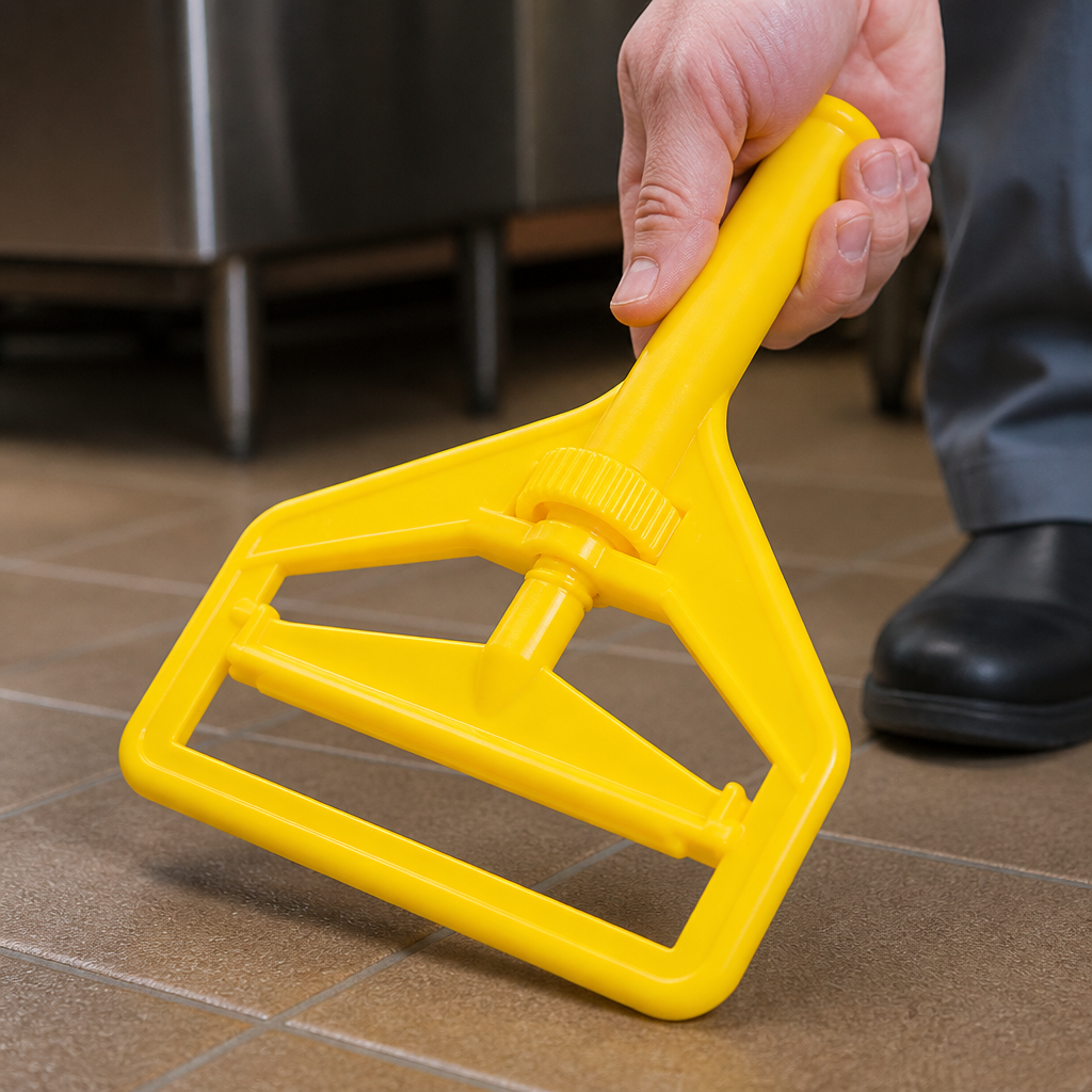 Commercial Mop Head Clip Yellow for cleaning tasks