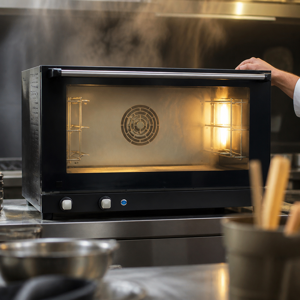 Commercial Manual Convection Oven 800mm Drop Down Door